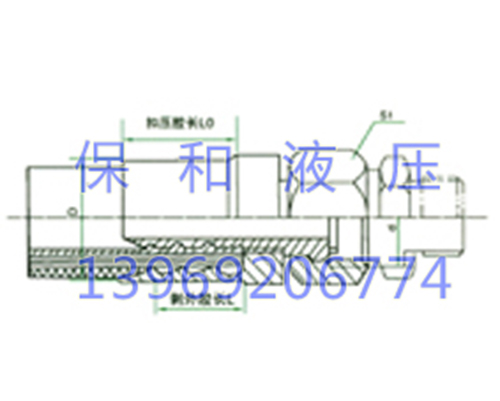 A型扣压式胶管接头